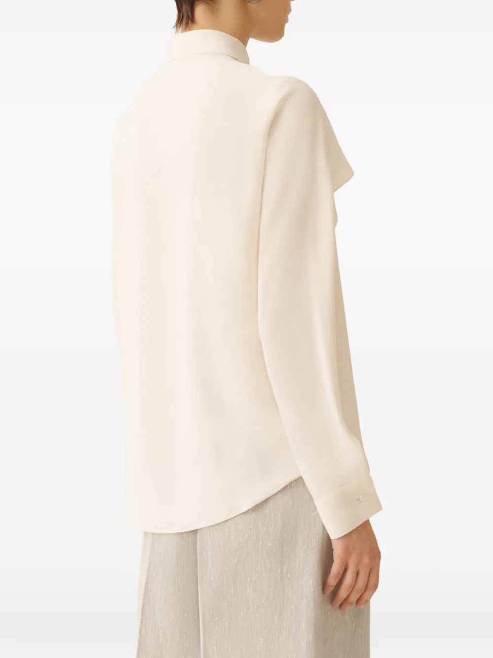 Ruffled Sleeve Shirt