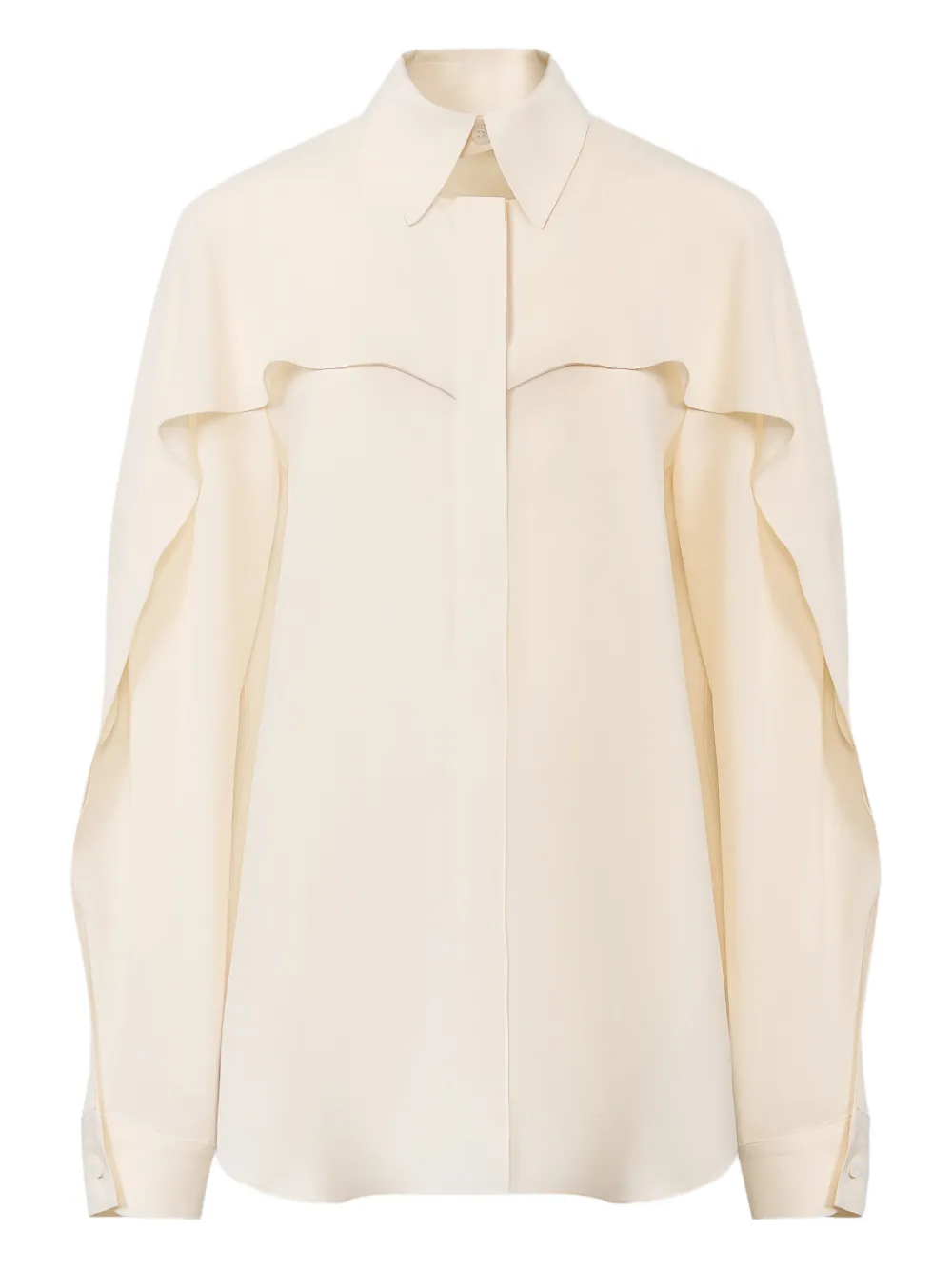 Fabiana Filippi ruffled sleeve shirt - Toni neutri