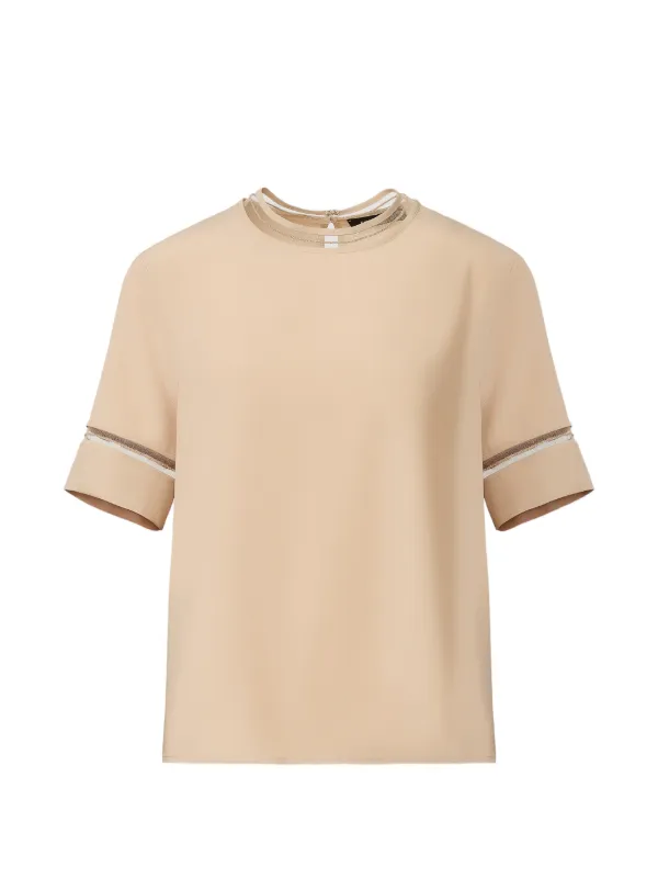 FABIANA FILIPPI☆カットソー☆ FABIANA FILIPPI ファビアナフィリッピ デザイン カットソー sizeS