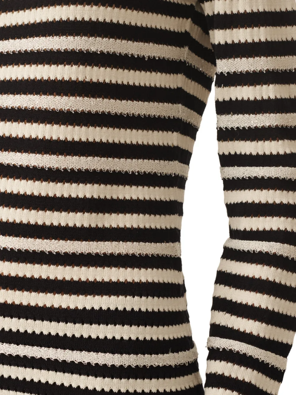 Long-Sleeve Striped Sweater