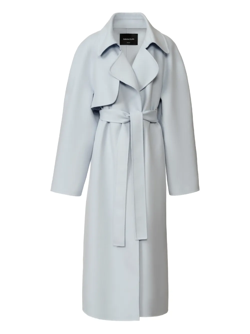 Fabiana Filippi belted overcoat - Blu