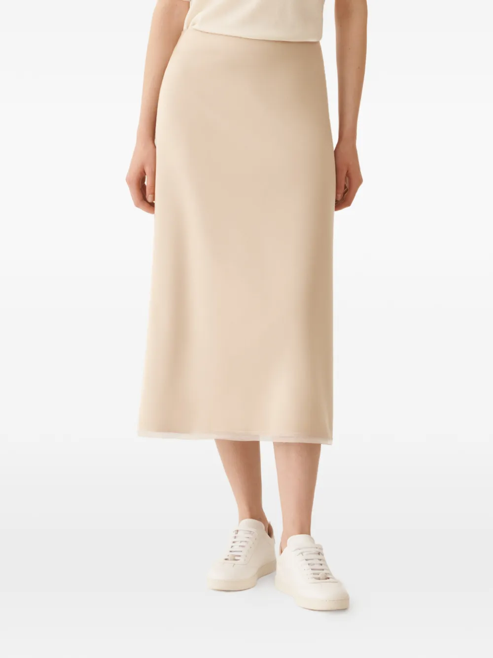 Fabiana Filippi Mini-rok met ritssluiting Beige