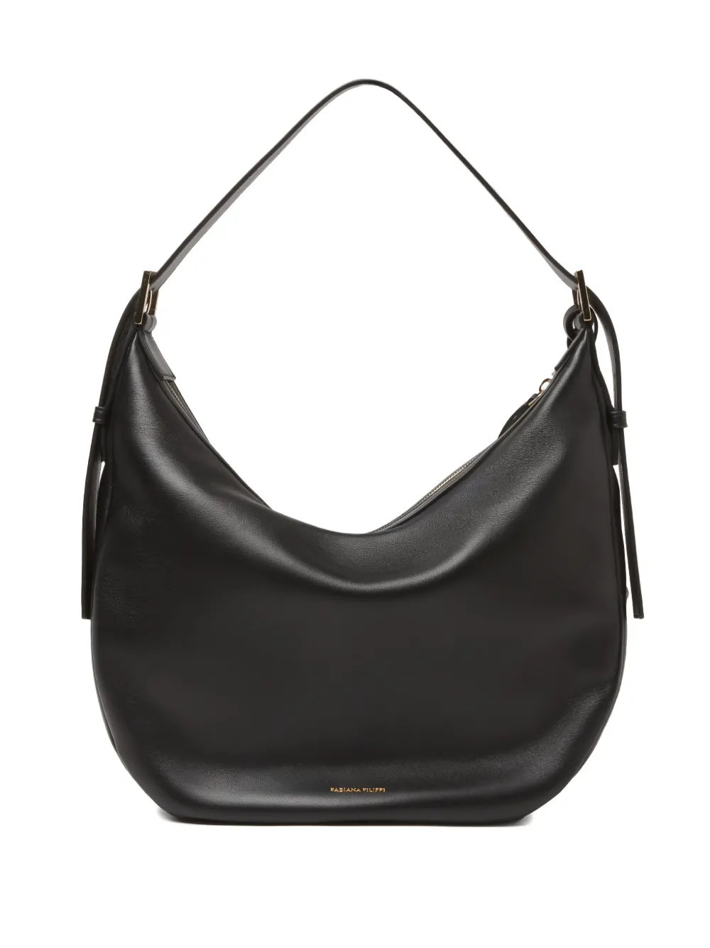 Fabiana Filippi maxi logo-detail shoulder bag - Nero