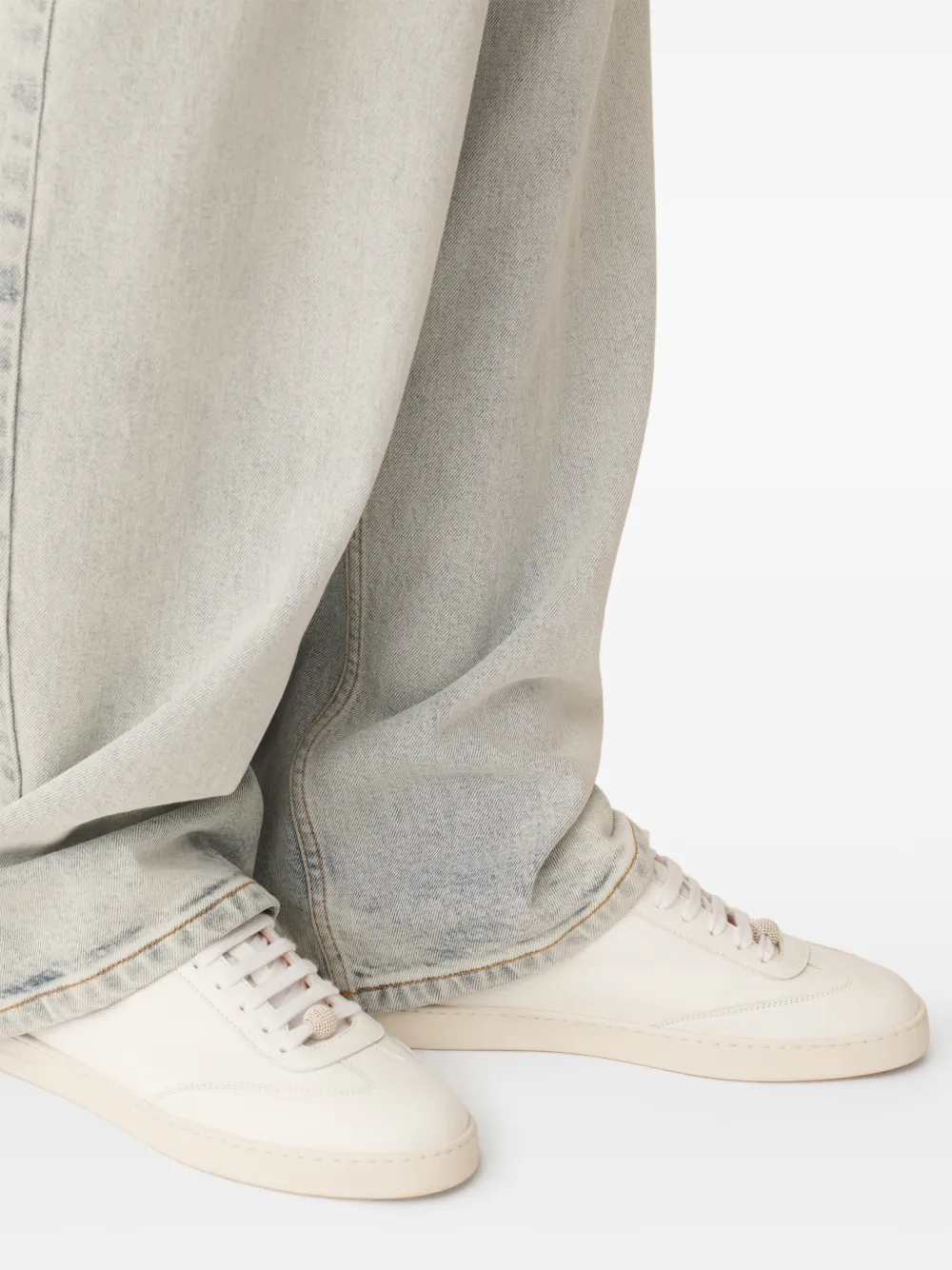 Fabiana Filippi embellished-detail sneakers Wit