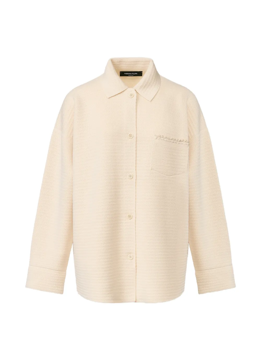 Fabiana Filippi pocket shirt - Neutrals