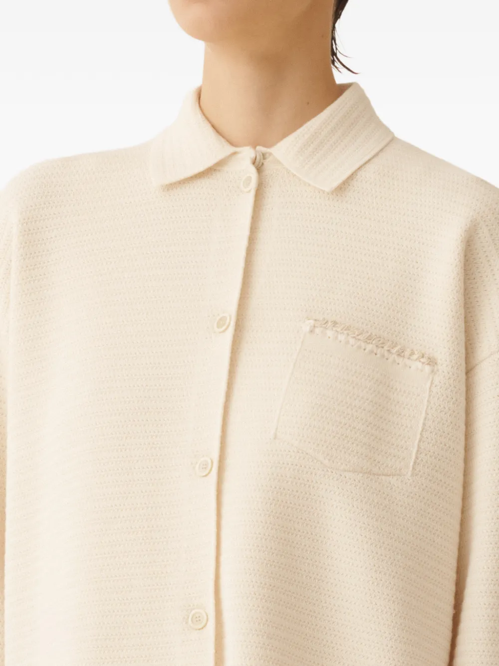 Fabiana Filippi Blouse met zak Beige