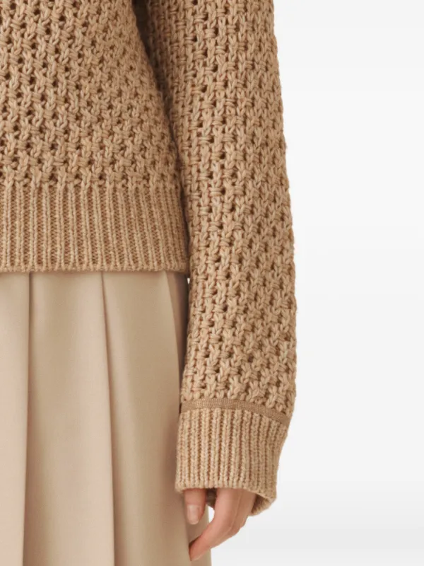 Fabiana Filippi Vネック セーター | ニュートラル | FARFETCH JP