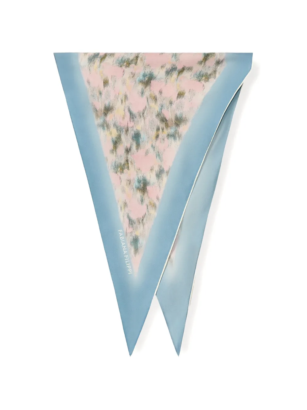 Fabiana Filippi patterned border scarf - Rosa