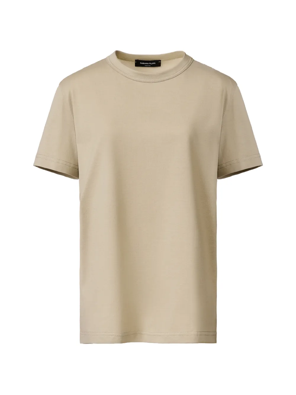 Fabiana Filippi short-sleeve crew neck T-shirt - Nude