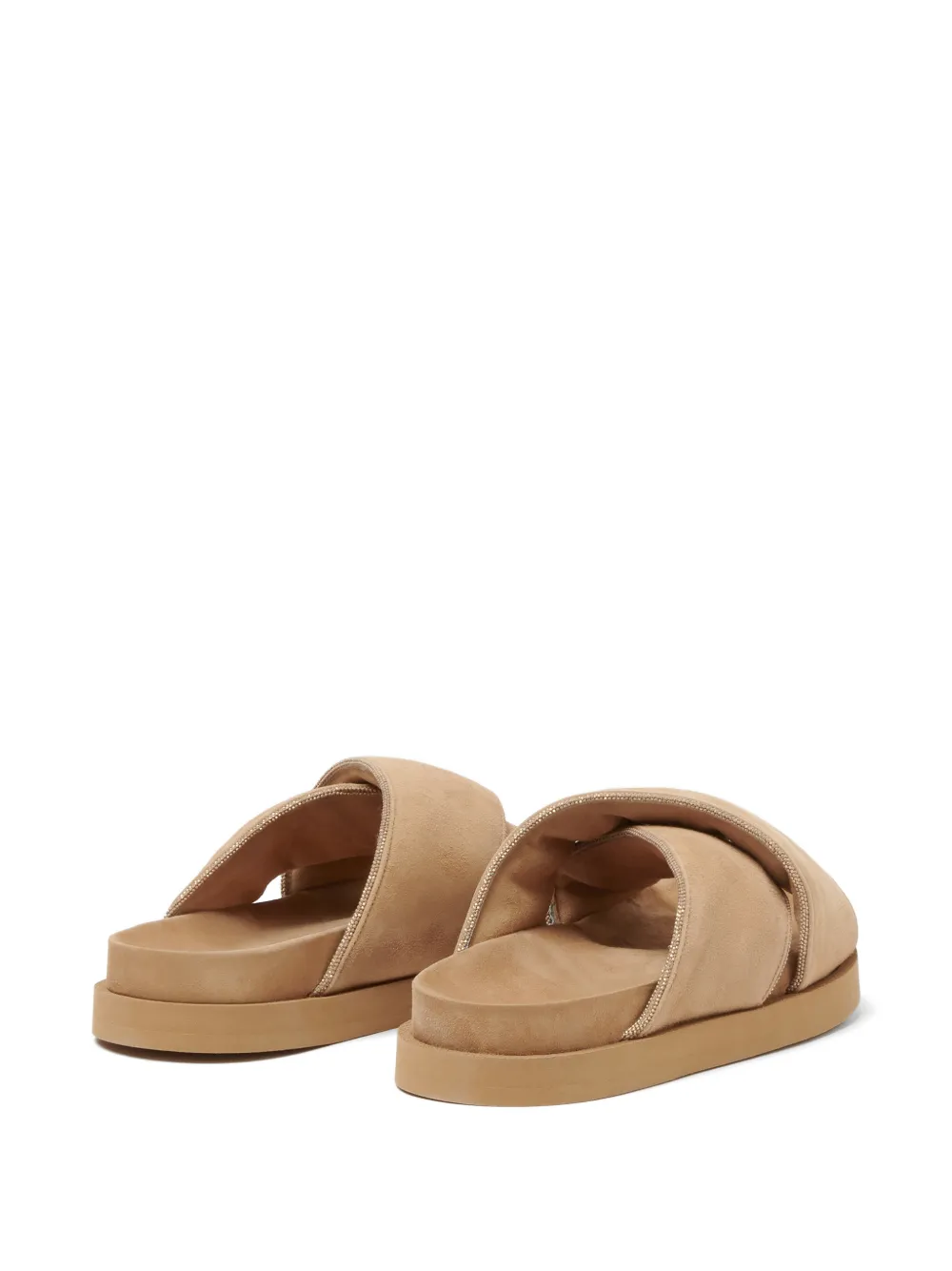 Fabiana Filippi Sandalen met gekruist bandje Beige