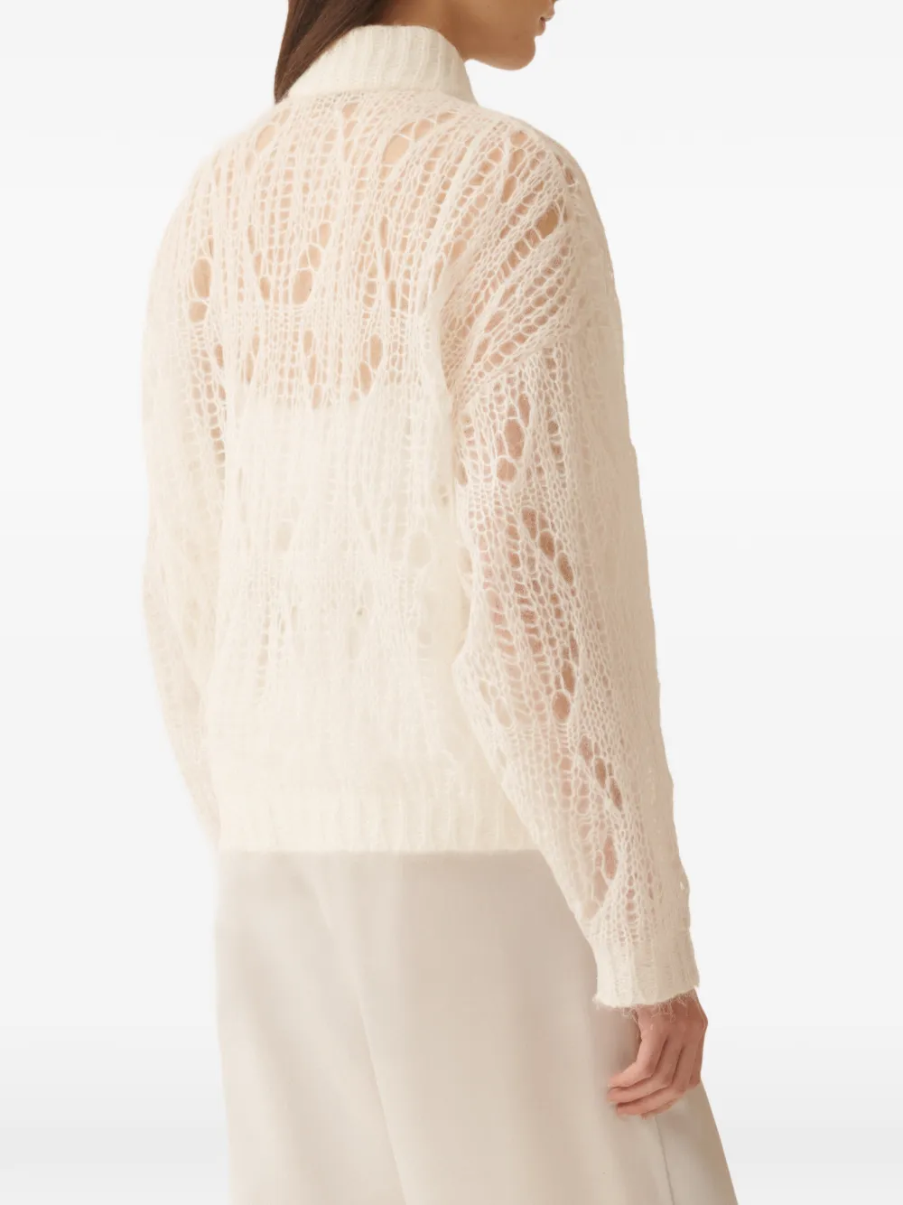 Fabiana Filippi Vest met rits Beige