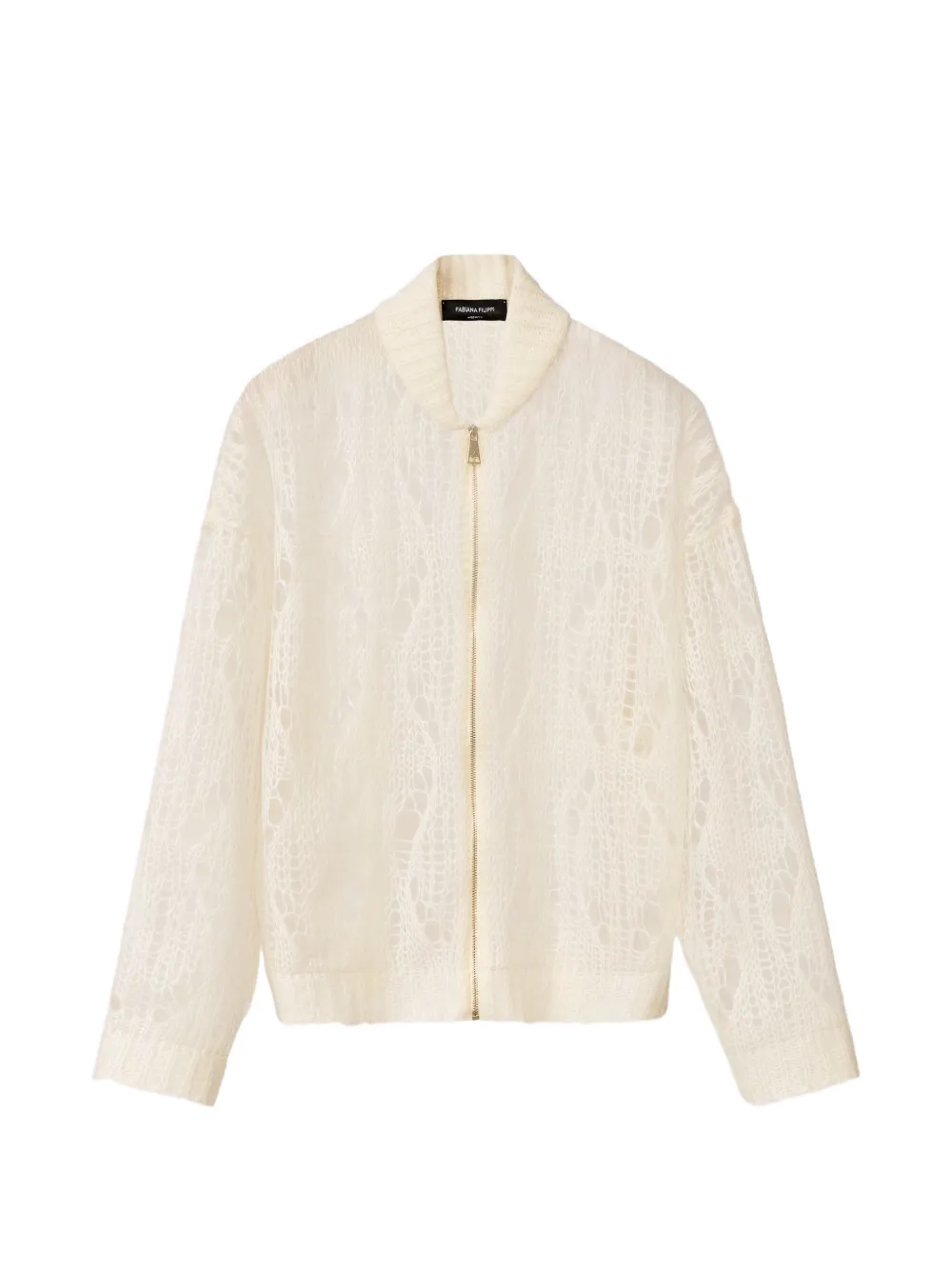 Fabiana Filippi zip cardigan - Neutrals