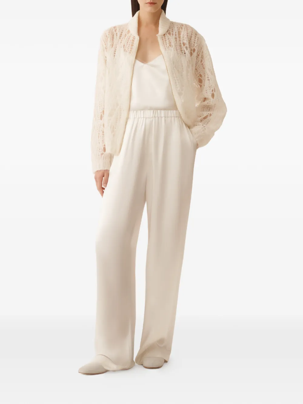 Fabiana Filippi Vest met rits Beige