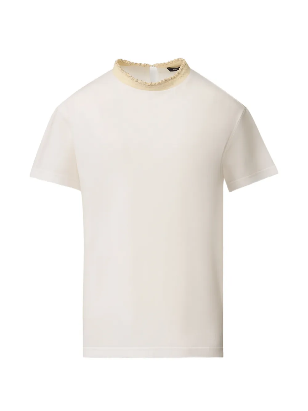 Fabiana Filippi scalloped-collar T-shirt - Bianco