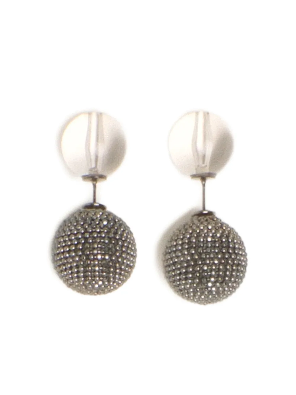 Fabiana Filippi embellished drop earrings - Argento