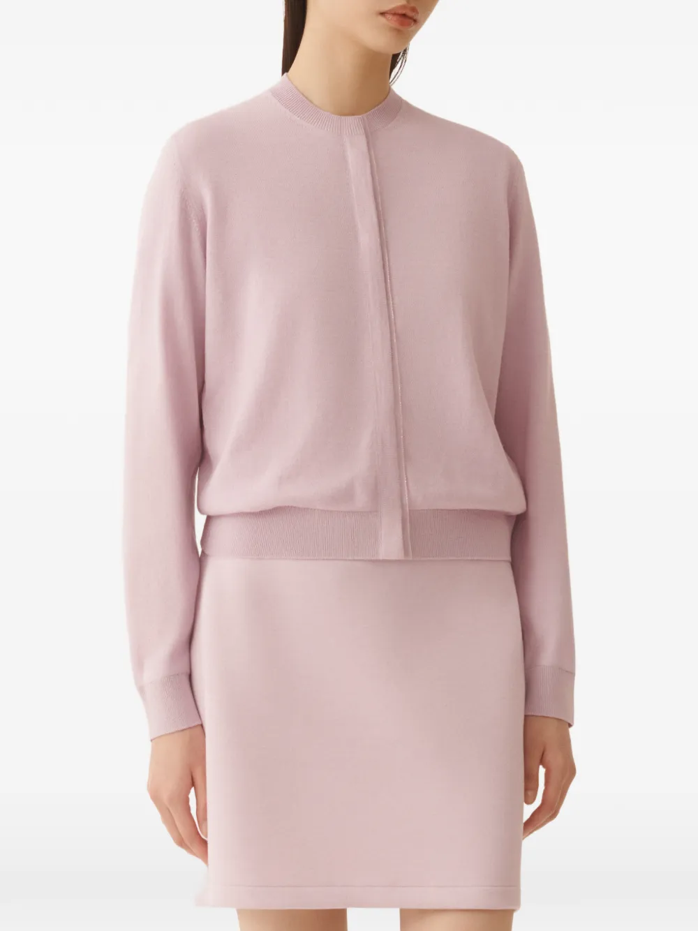 Fabiana Filippi Vest met knopen Roze