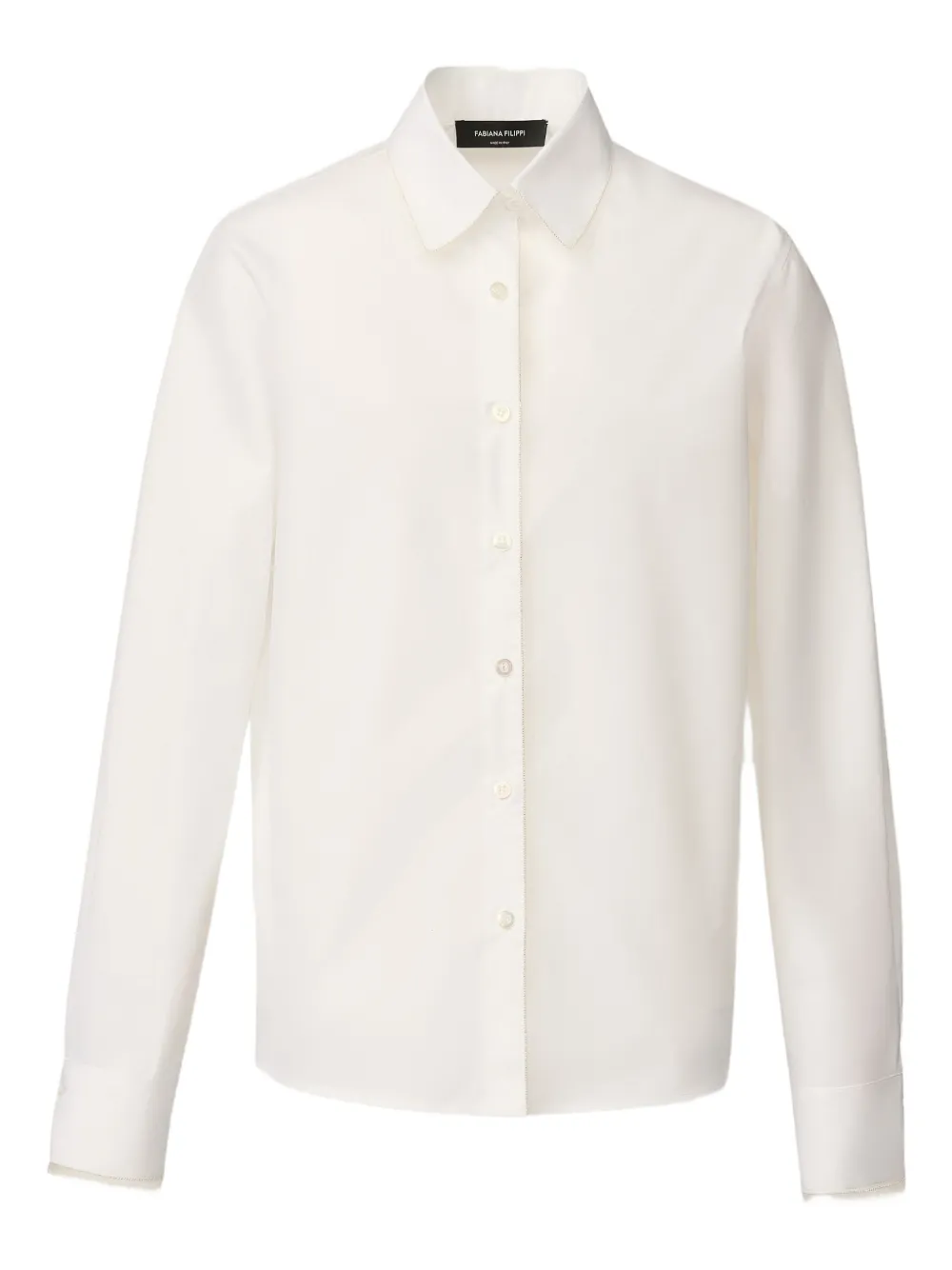Fabiana Filippi buttoned collar shirt - Bianco