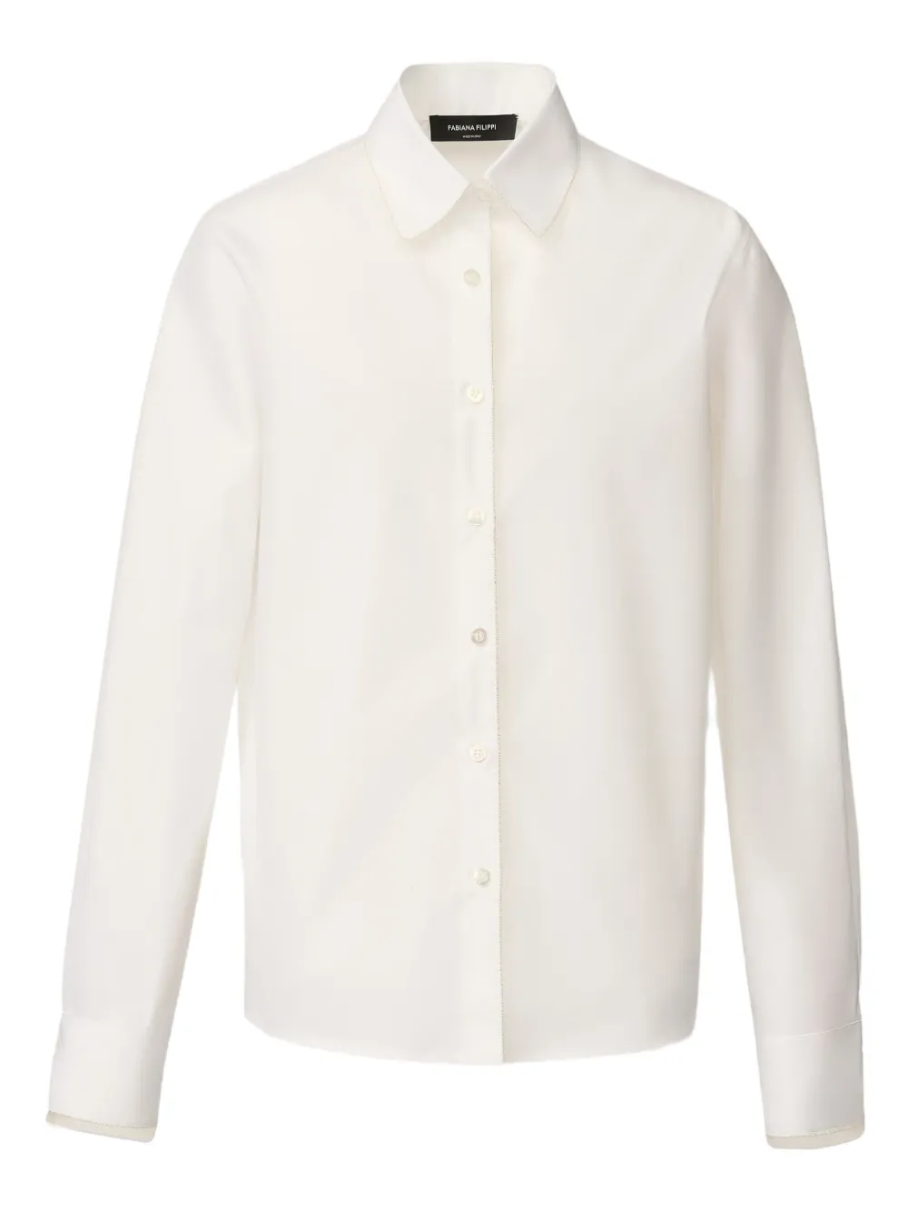 Fabiana Filippi buttoned collar shirt - Bianco