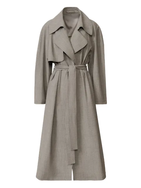 Fabiana Filippi belted collar trench coat