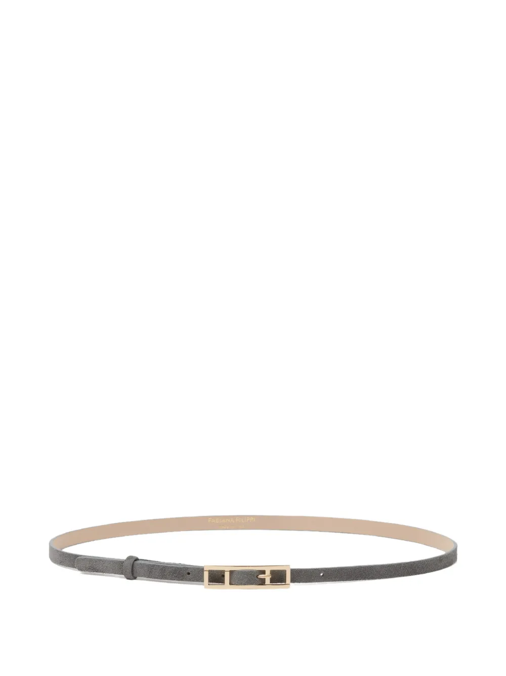 Fabiana Filippi rectangular-buckle belt - Grigio