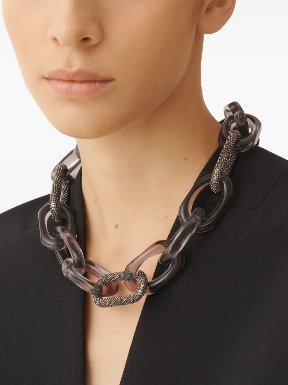 Fabiana Filippi chain necklace - Paars