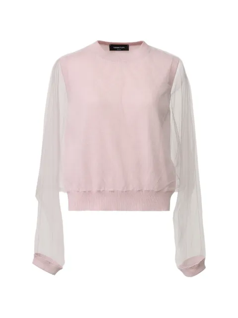 Fabiana Filippi sheer-sleeves blouse