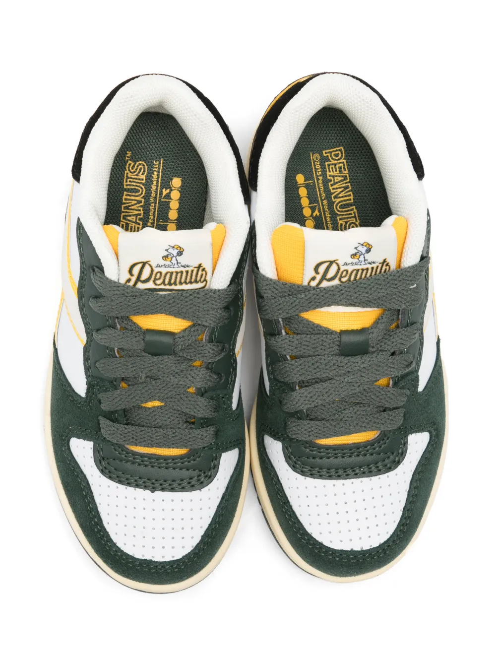 Diadora Junior Leren sneakers Wit