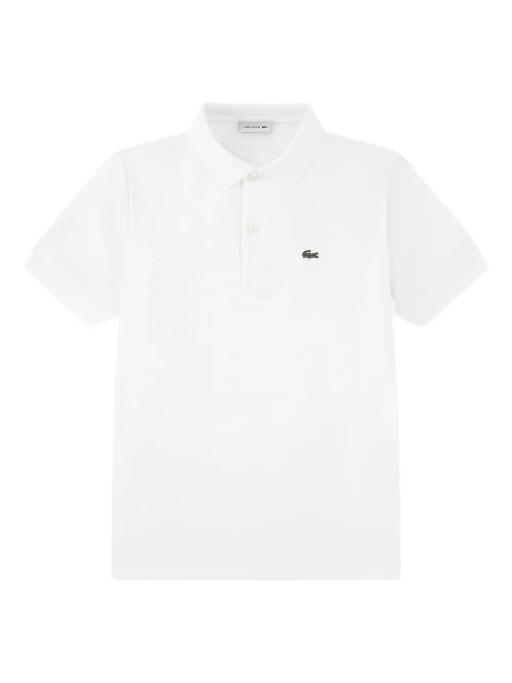 Lacoste Kids buttoned polo shirt - Bianco