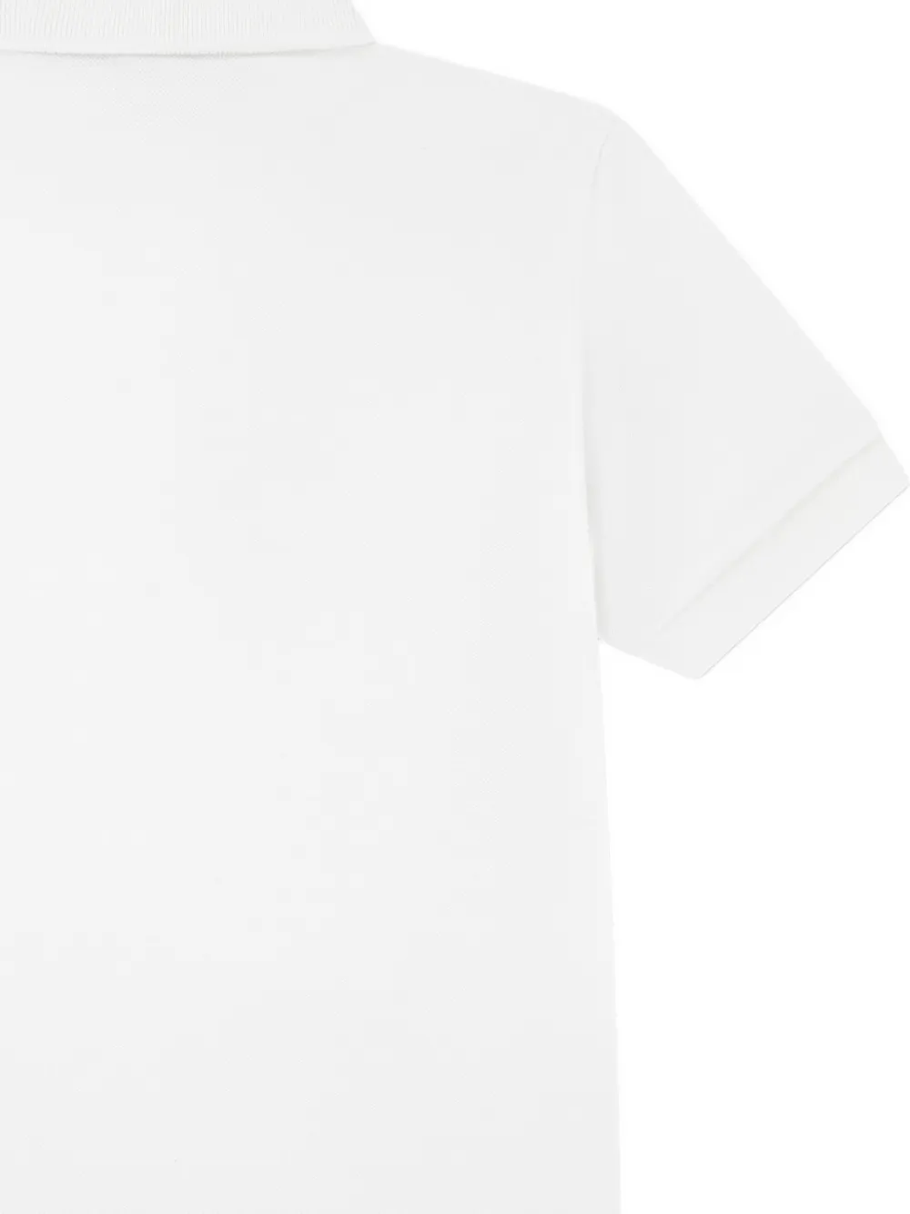 Lacoste Buttoned Polo Shirt In White