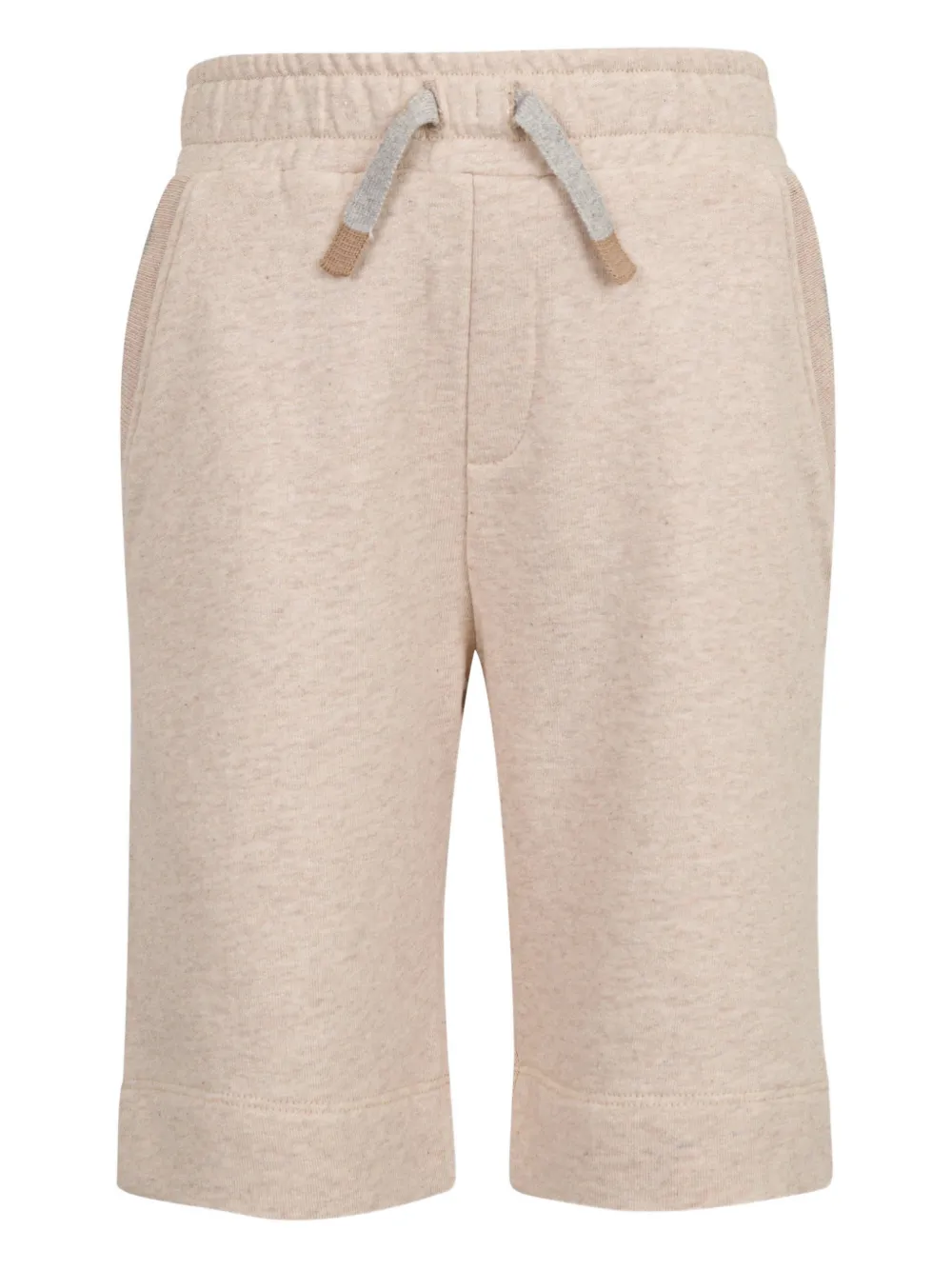 Eleventy Kids drawstring embroidered shorts | Neutrals | Image 1