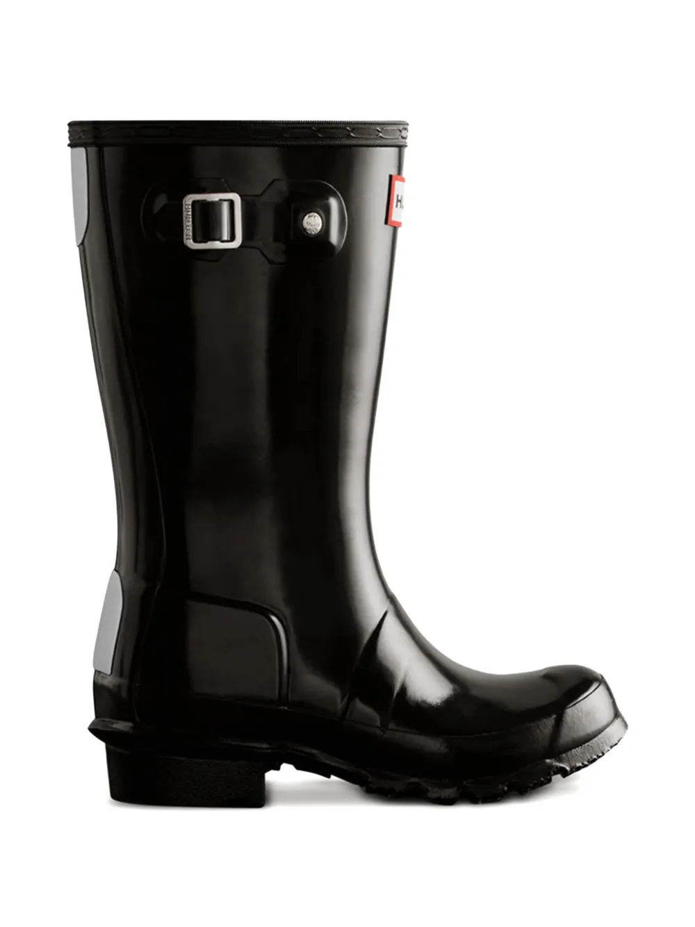 Hunter Kids buckle-strap boots Zwart