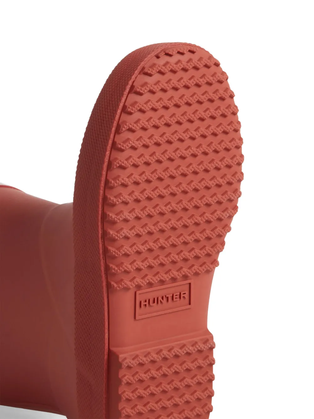 Hunter Kids ridged-sole boots Rood