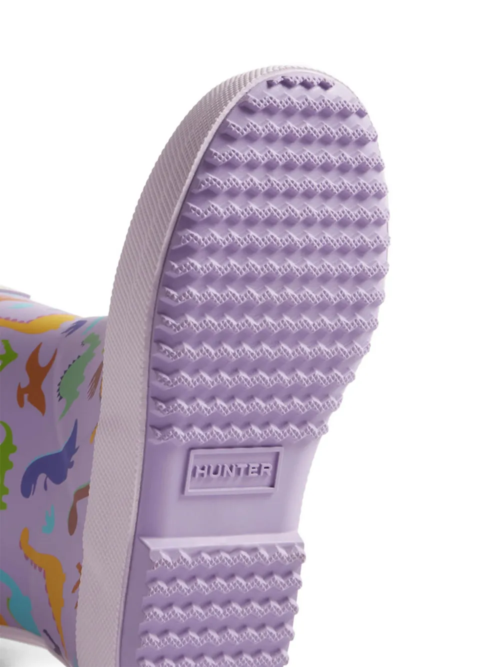 Hunter Kids dinosaur-print wellies Paars