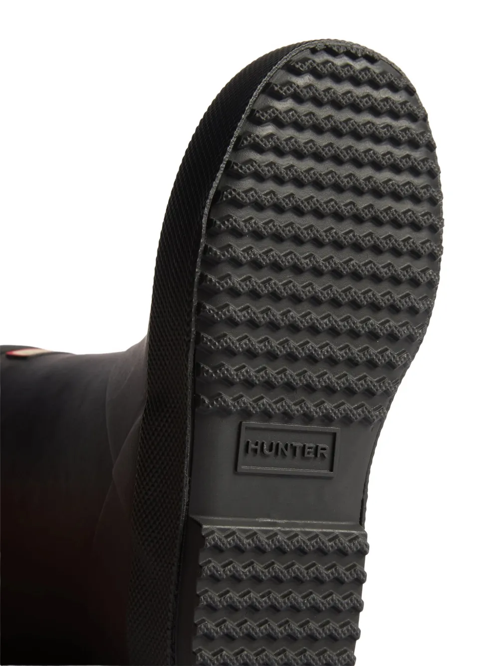 Hunter Kids logo-patch boots Zwart