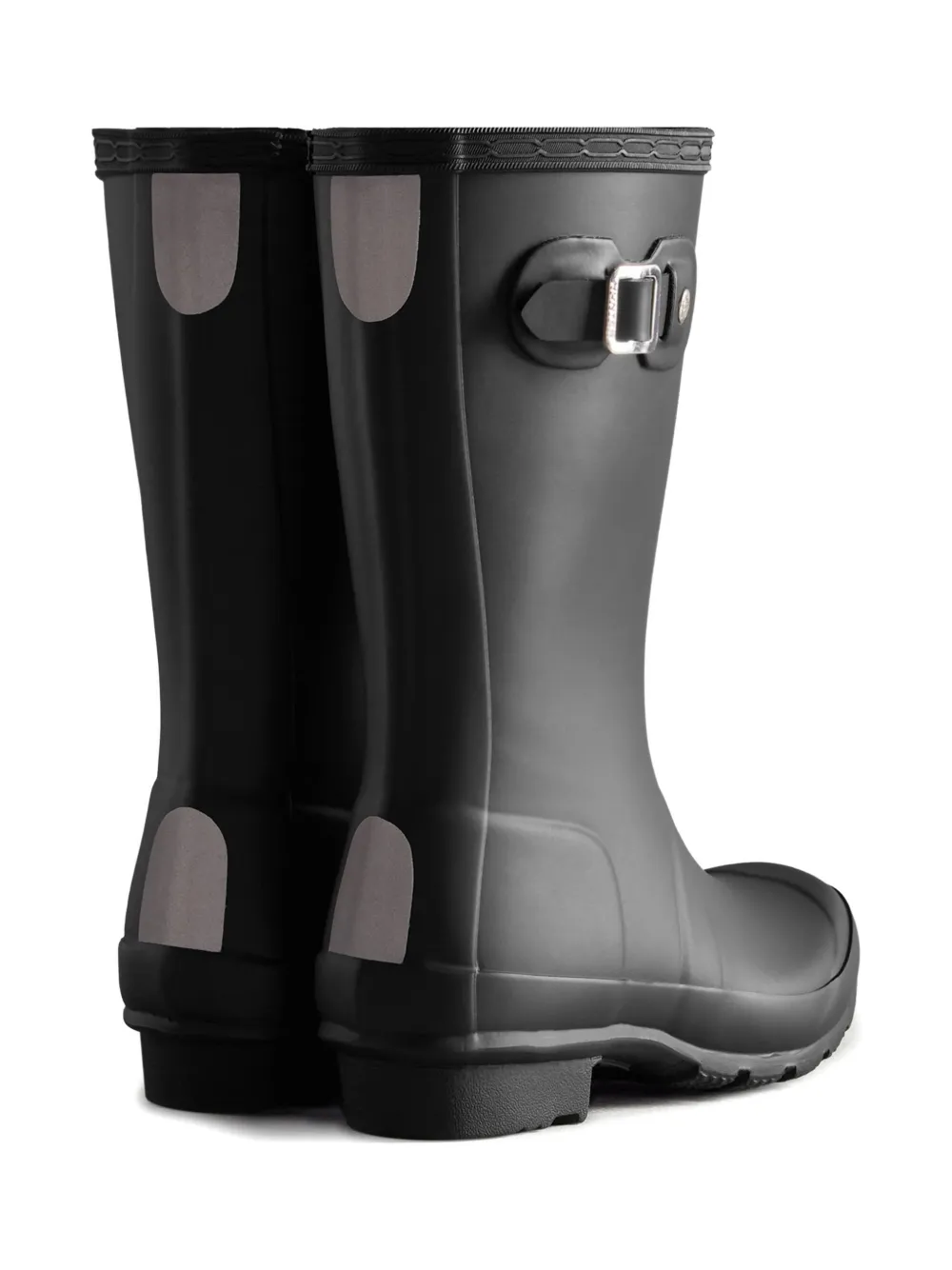 Hunter Kids buckle-strap boots Zwart