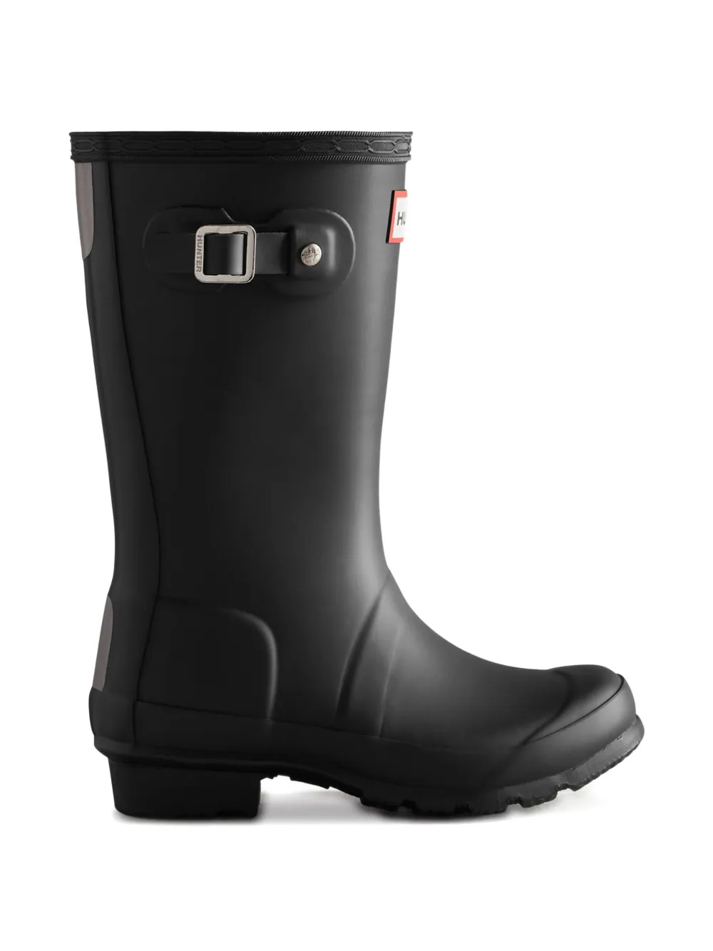 Hunter Kids buckle-strap boots - Zwart
