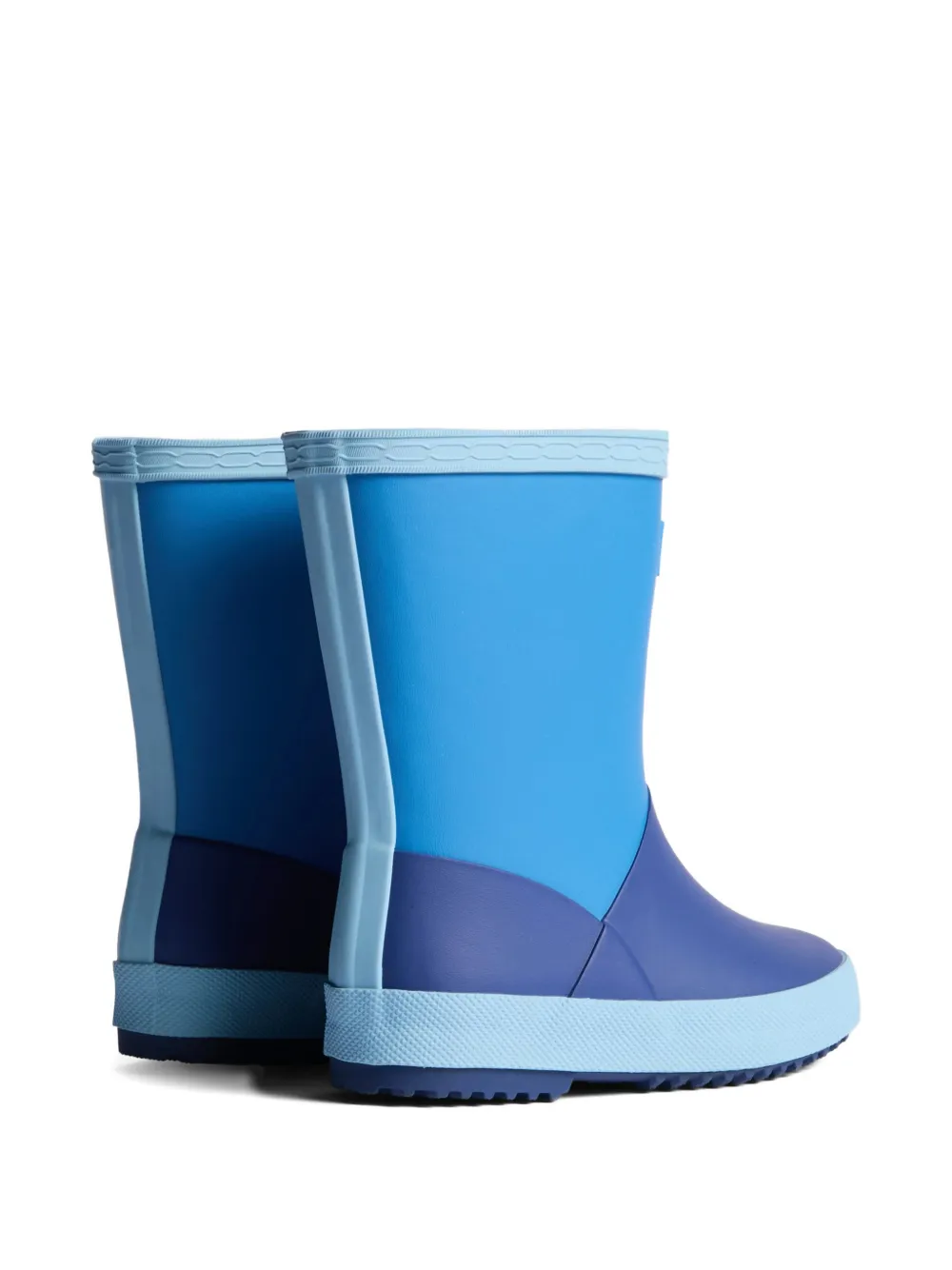Hunter Kids colourblock wellies Blauw