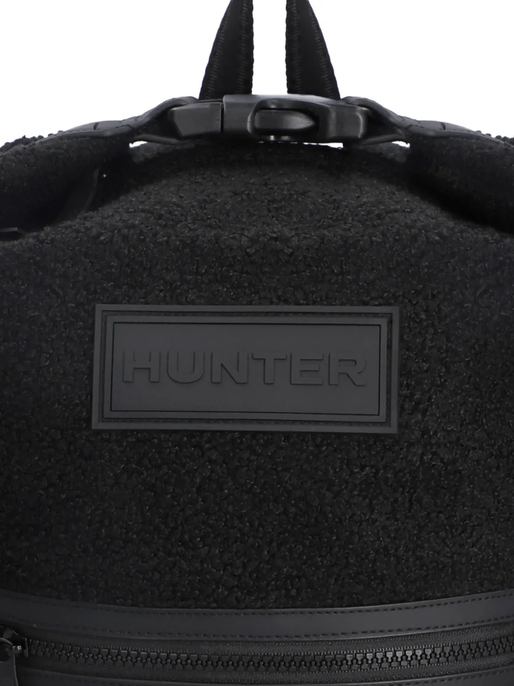  Hunter Kids Logo-patch Backpack - Black 