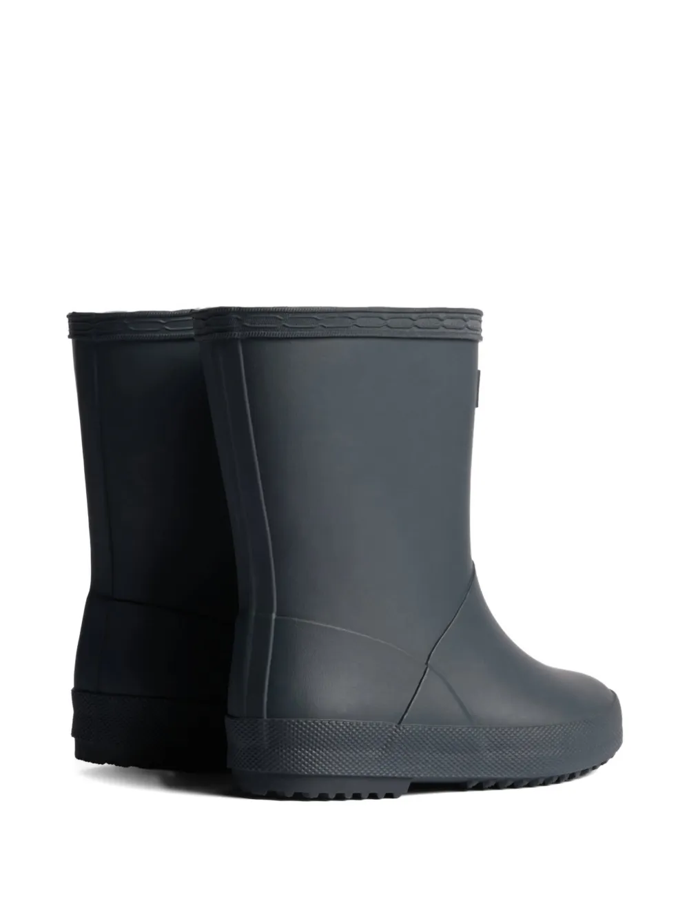 Hunter Kids logo-appliqué wellies Blauw