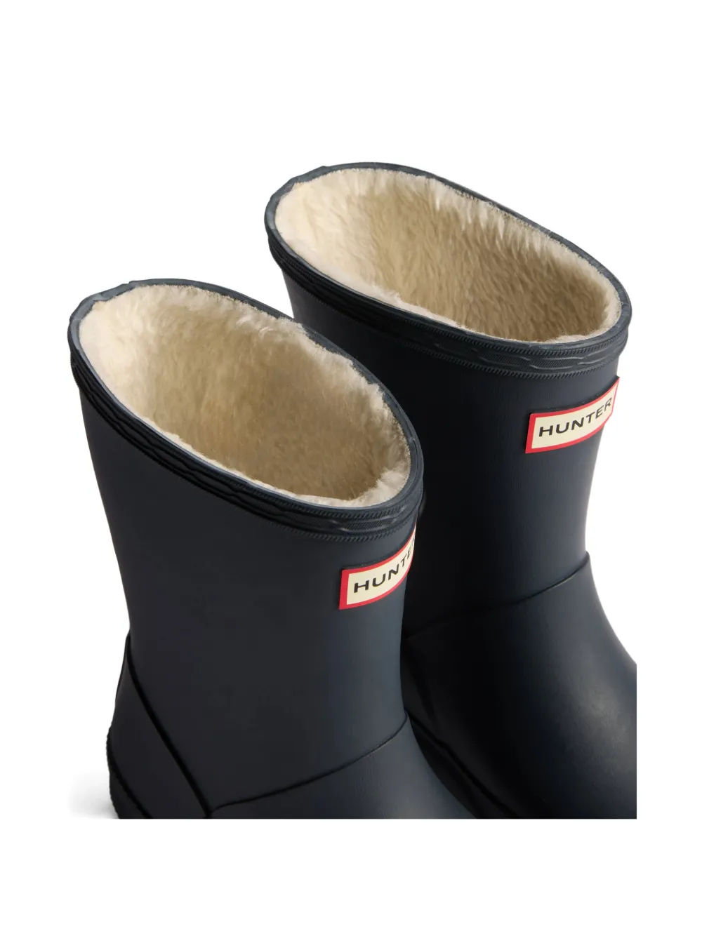 Hunter Kids logo-appliqué wellies Blauw