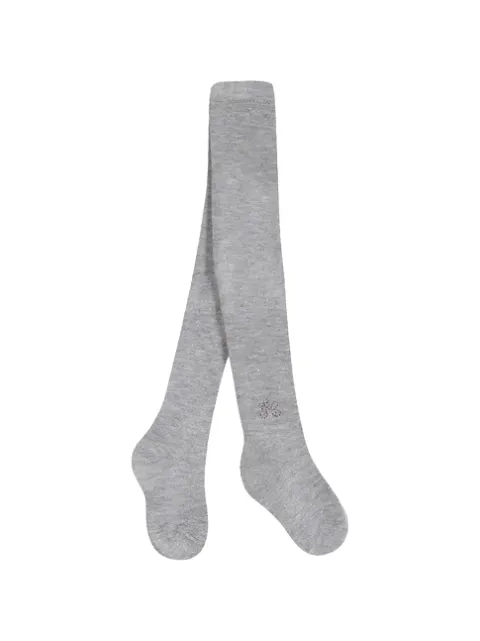 Tartine Et Chocolat logo-embroidered tights