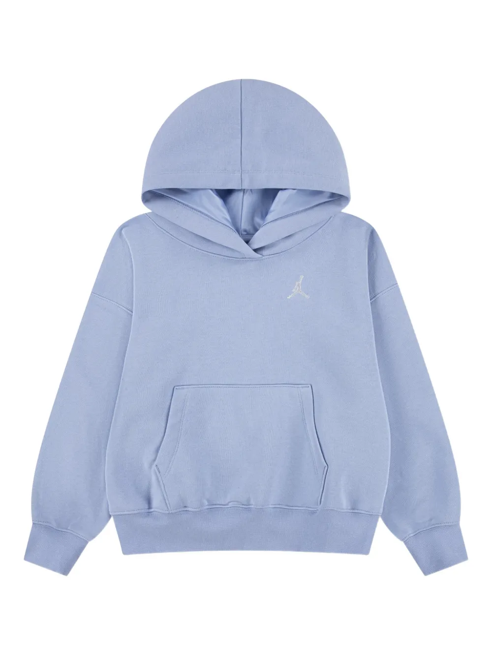 Jordan Kids logo-embroidererd hoodie - Blue