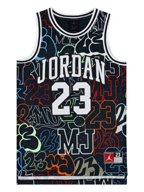Jordan Kids graphic-print vest
