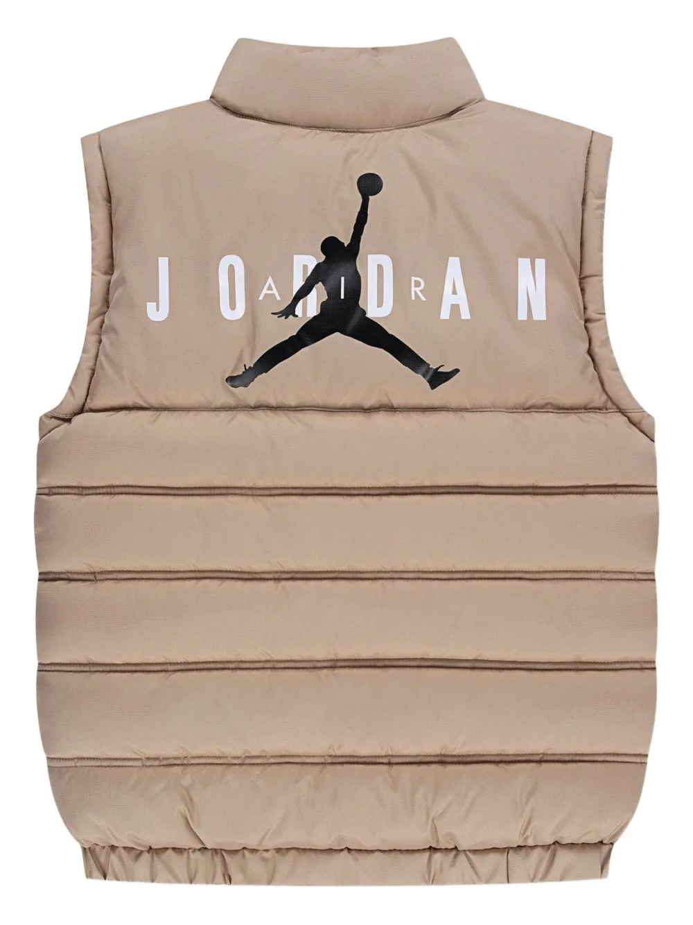  Jordan Kids Logo-embroidered Gilet - Neutrals 