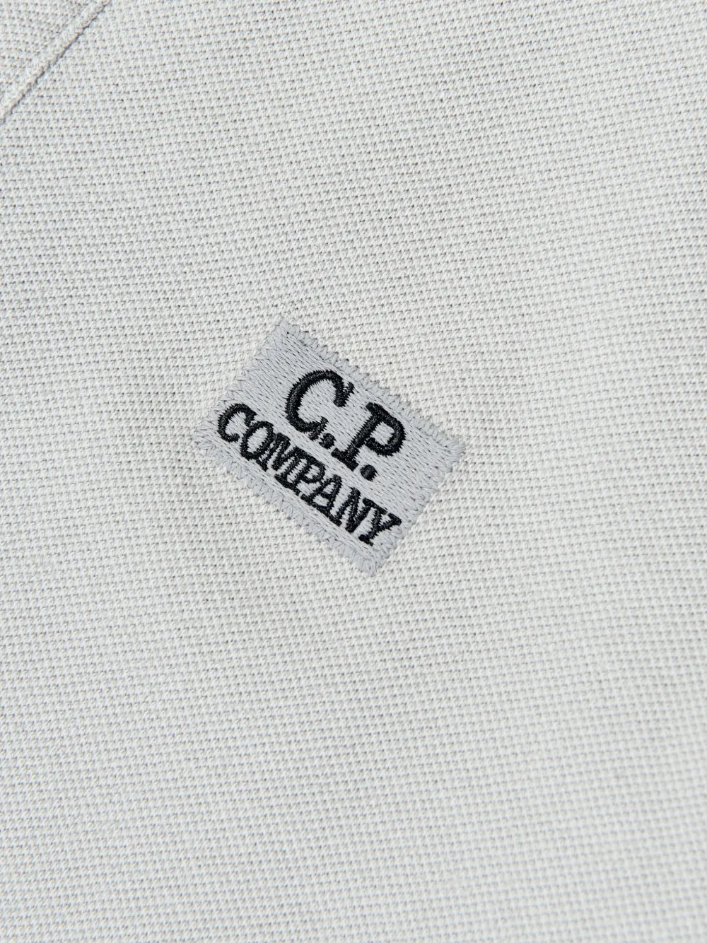C.P. Company Kids Poloshirt met logodetail Grijs