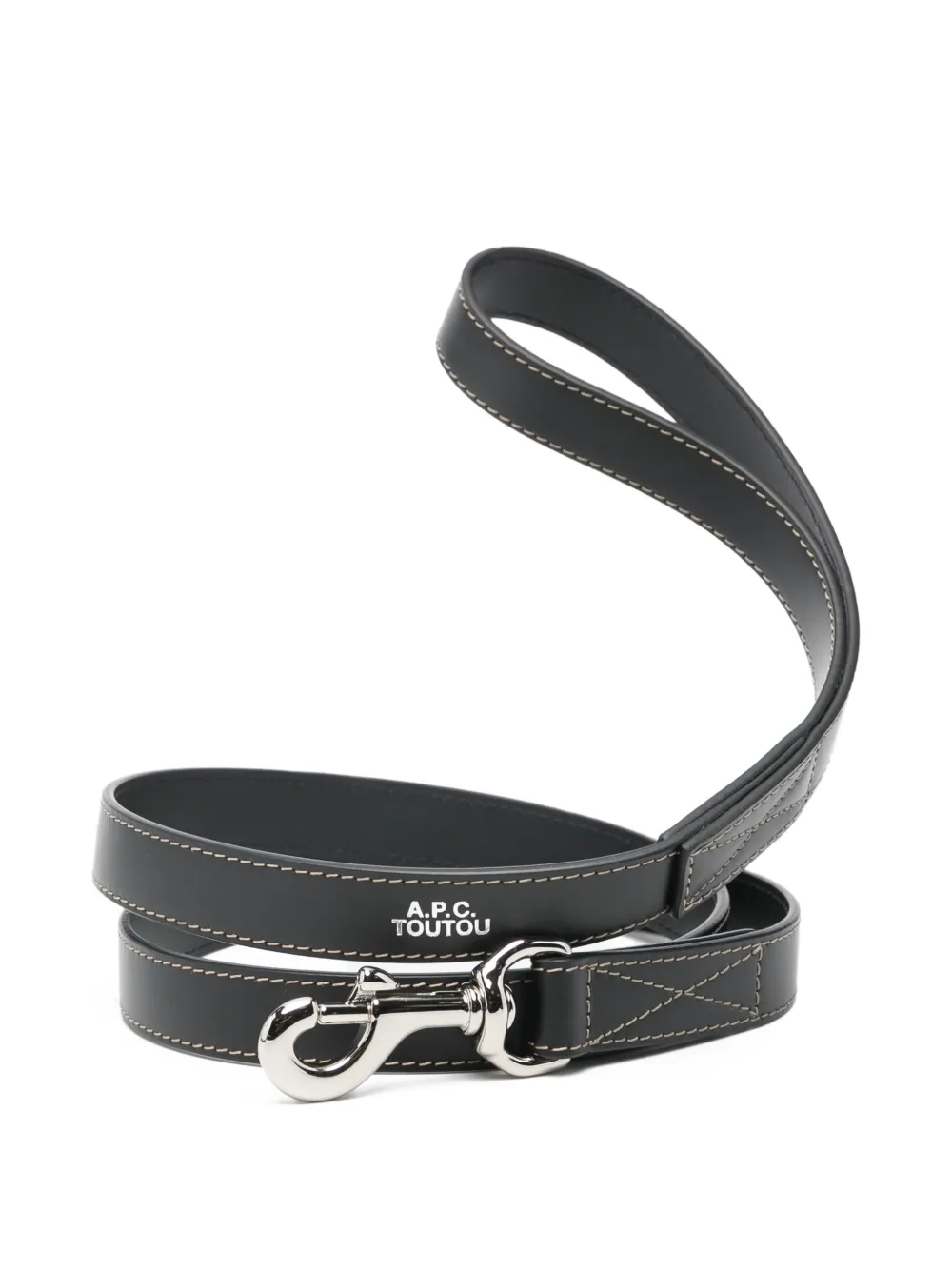 A.P.C. Toutou stitched dog leash - Schwarz