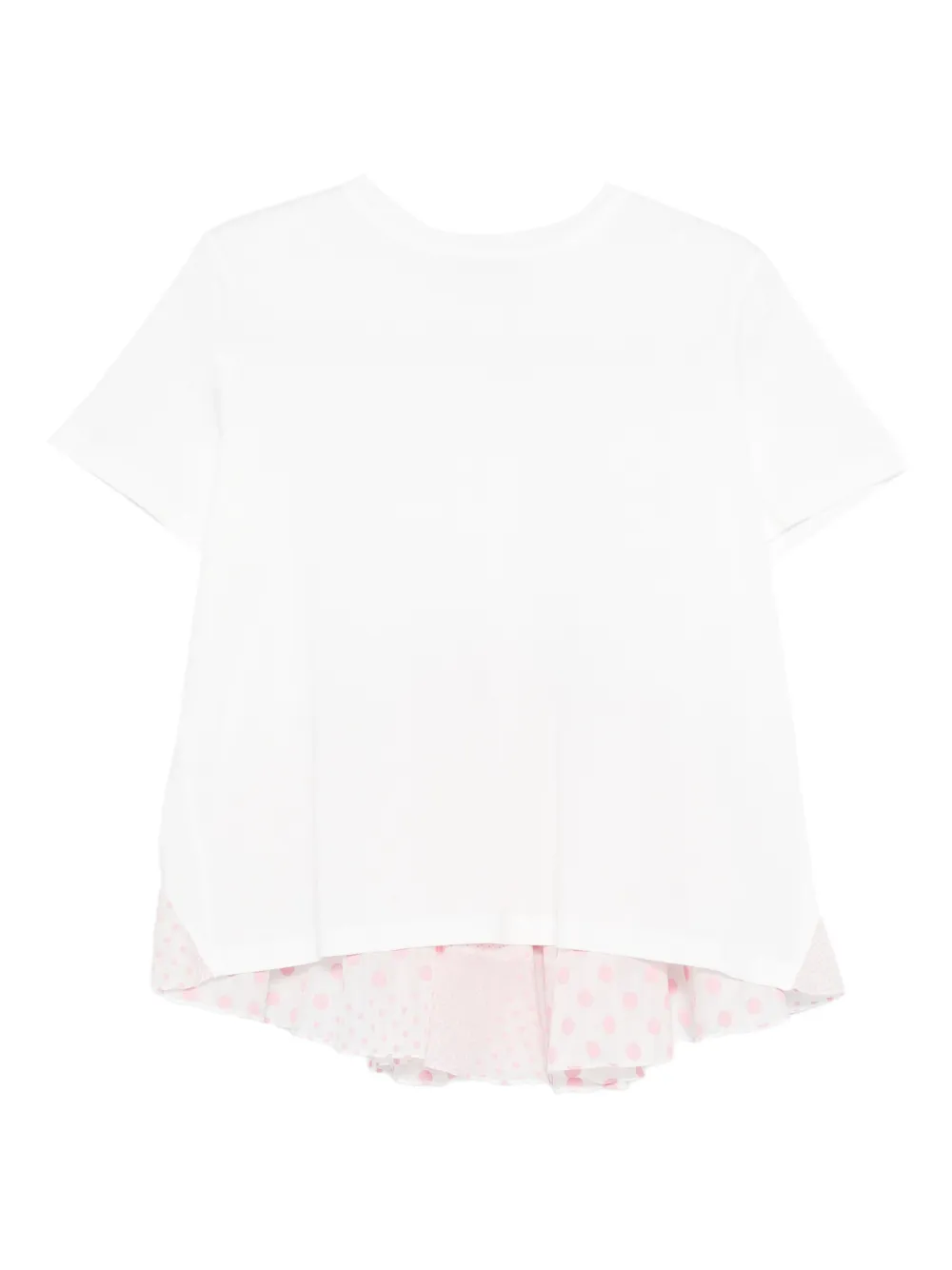 Parlor polka dot ruffled T-shirt | White | Image 1
