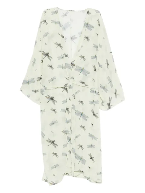 Parlor dragonfly-print jacket