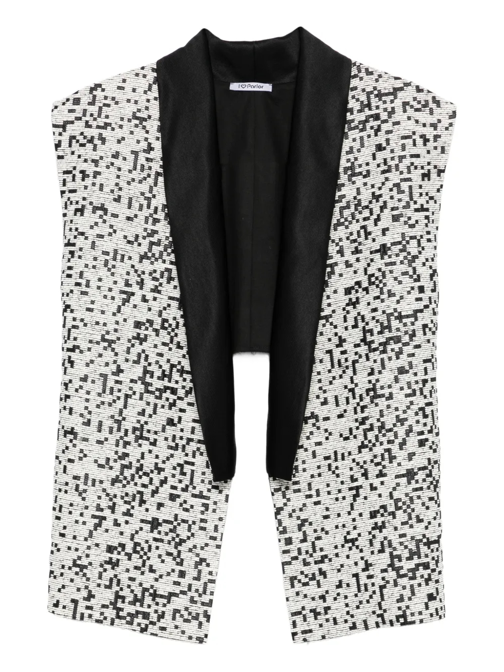 Parlor sleeveless jacket | Black | Image 1