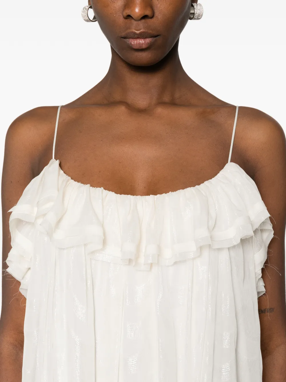 X Alice Cavaleru Spaghetti-Strap Midi Dress